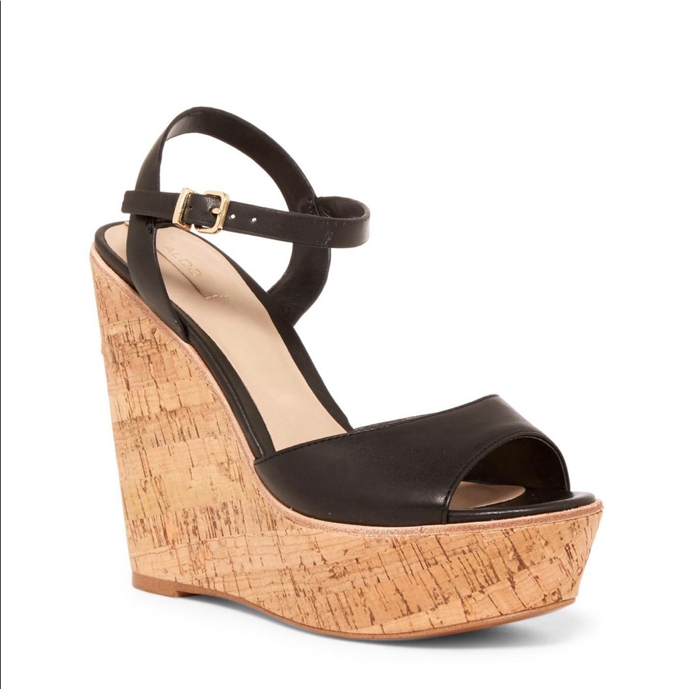 ALDO - Black platform sandals